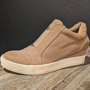 Tan/Taupe wedge sneaker